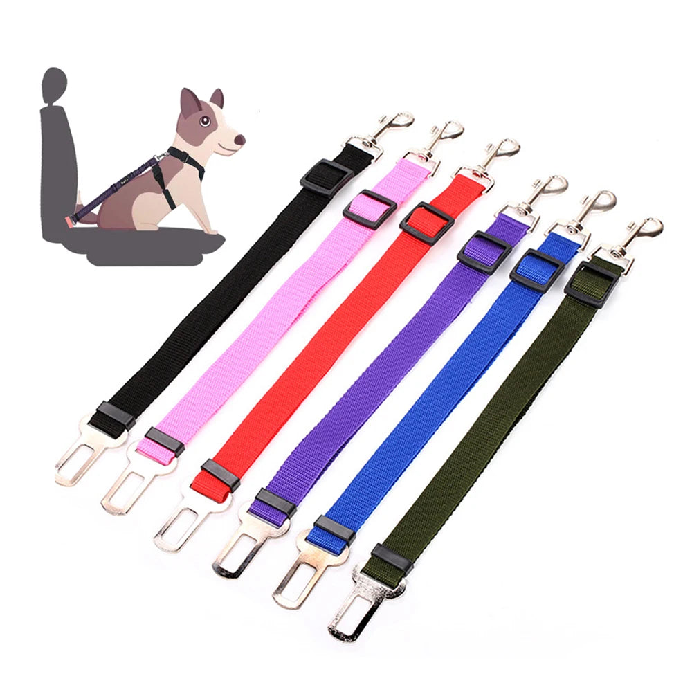 ZMaker Adjustable Pet Vehicle Harness Dogs Cats and Nylon Car Seat Safety Belt MegaBDM
