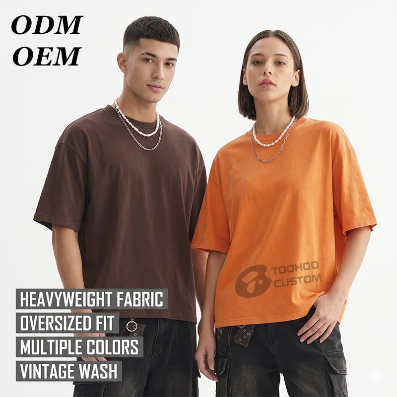 100% Cotton Regular Fit Heavyweight T-Shirt 3D Embossed DTG Print Premium Fashion Animal Pattern Custom Men Women Casual Hip Hop