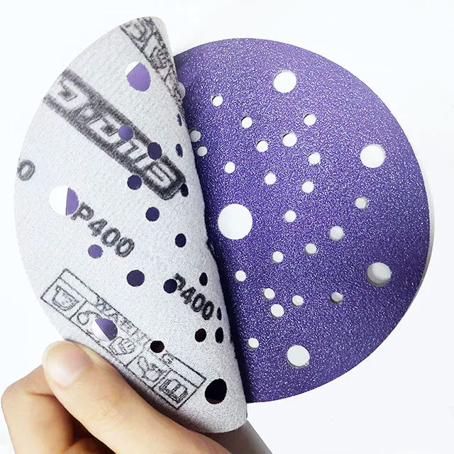 ZY Abrasive 5 Inch 8 Holes Polishing Round Aluminum Oxide Sanding Disc Customizable Assorted Sandpaper with OEM & OBM Support
