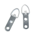 TS-K019 D-Ring Picture Hangers with Screws D Ring Picture Frame Hanging Hardware 2 Holes Picture Hooks