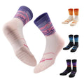Custom Logo Thick Anti-Slip Towel Bottom Compression Cushioned Grip Sport Socks with Logo Position on Body for Autumn Sports
