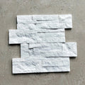Interior Exterior White Quartzite Slate Culture Stone Wall Panel Cladding Split Surface Modern Design Antacid Resistance