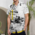 Custom Logo Short Sleeve Casual Summer Wear Shirts 100% Polyester Office Shirt Men Wholesale