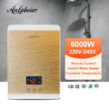 High-quality 220V Instant Electric Water Heater with Wifi Remote Control 6000W Small Portable Electric Water Heater