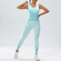 FLW Seamless Yoga Bodysuit Shrinking Elastic Body Shaping Garment Sportswear One Piece Yoga Jumpsuit for Women
