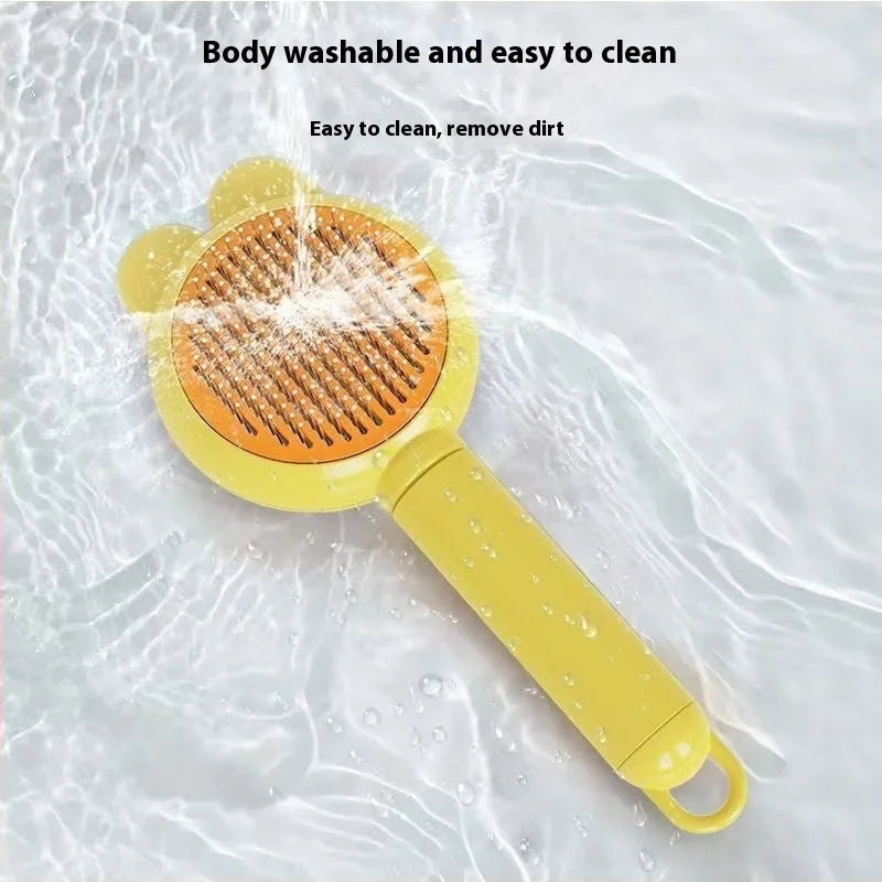 Runpin J131 Pet Massage Rabbit Ear Comb Needle Combs Cleaning Hair Removal Cat Dog Grooming Cat Pet Products