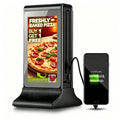 Tabletop Desktop CMS Double 7 Inch LCD Touch Screen WiFi Android Menu Order Advertising Display Digital Signage Media Player MegaBDM
