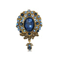 Rhinestone  Large Flower Brooch Pins for Women Vintage Brooch for Women Wedding Banquet Anniversary Brooch