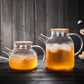 Multi-Purpose Tableware Serving Glass Carafe Pitcher 1L 1.5L 1.8L Glass Jug for Drinking and Serving Beverages