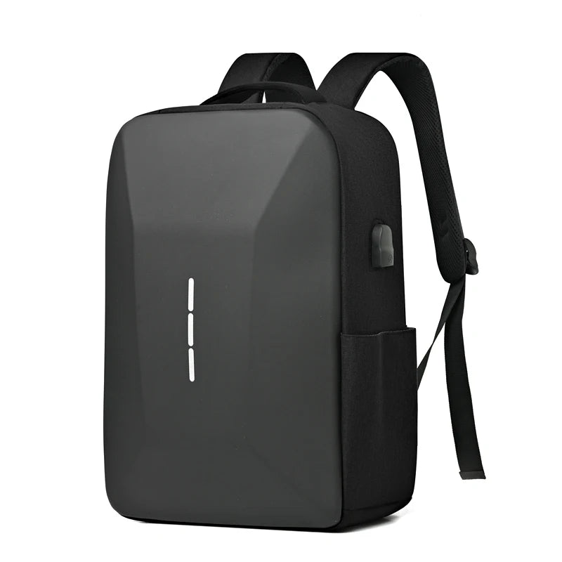 15.6-Inch EVA Laptop Backpack Water-Resistant Anti-Theft Password Lock with Reflective Strip for Outdoor Travel Sport