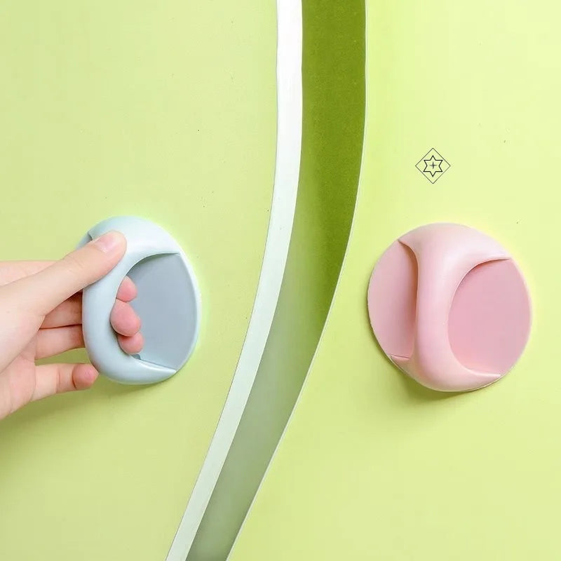 Door Handle Without Punching Window Adhesive Wardrobe Handle Strong Adhesive Balcony Glass Sliding Door Hook