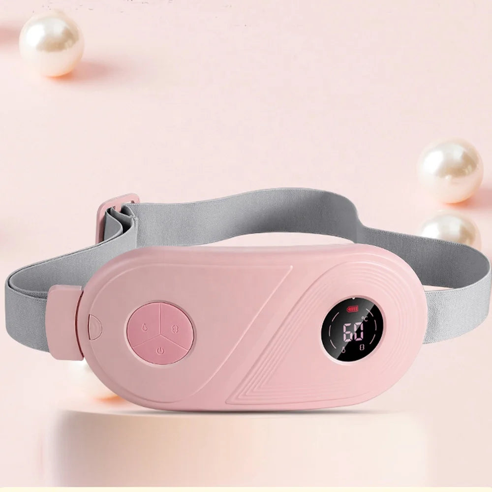 2026 Technology Gadgets Electronic Massager Rechargeable Menstrual Heating Pad Cramp Relaxation Belt for Waist Pain Relief