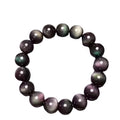 Wholesale 6mm 8mm 10mm Natural Colors Crystal Bracelet rainbow Obsidian Bracelet for Gift