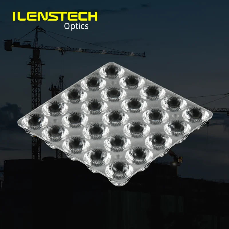 New Arrivals Led Street Light Lens 45 Degree Lens Array 25 in 1 for Tunnel Lighting