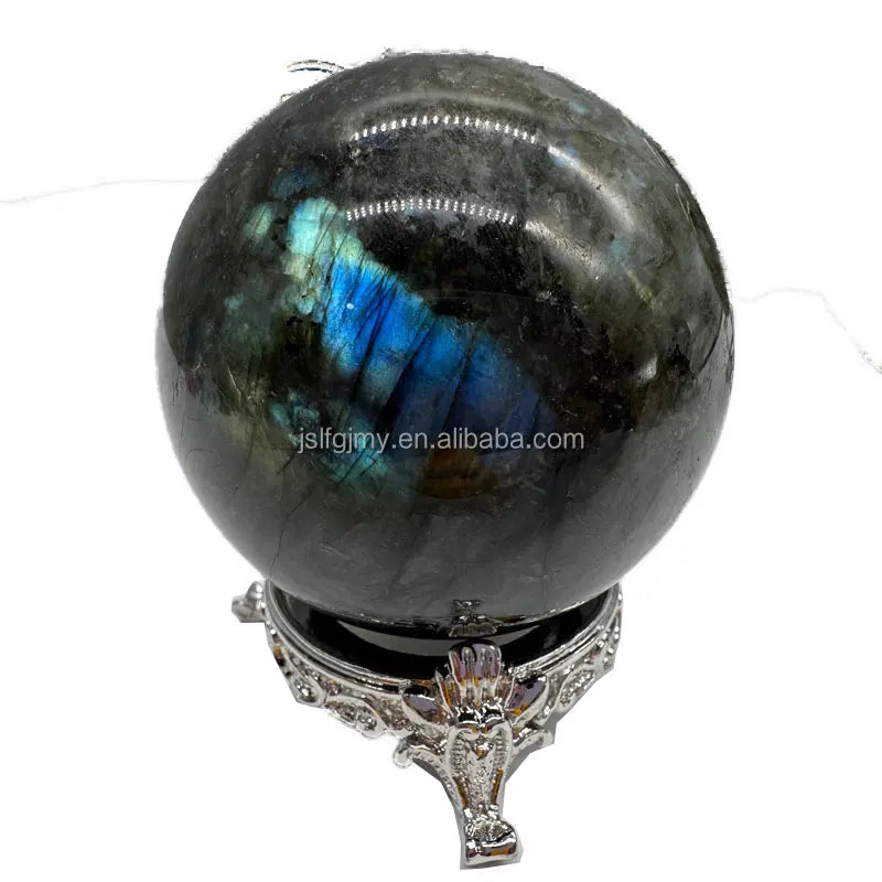 Factory Direct Natural Healing Gemstone Ball Reiki Quartz Ornament Labradorite Crystal Sphere