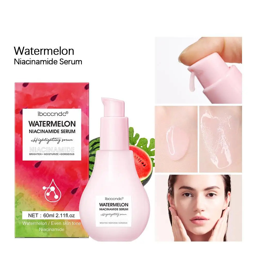 Private Label Organic Facial Repair Serum Watermelon Glow Niacinamide Brightening Face Serum