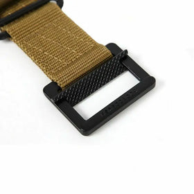 New Men's Nylon Fabric Belt Adjustable Outdoor Tactical Belt Auto Buckle Metal Alloy Buckle Hunting Hiking Waist Sport Belts