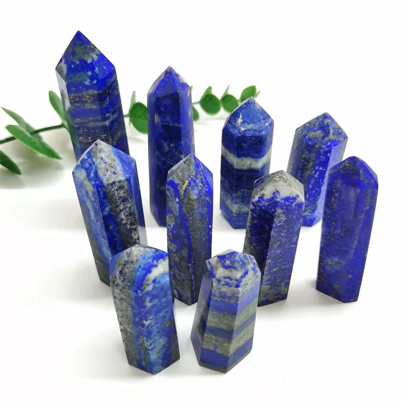 Natural Lapis Lazuli Stones Polishing Crystal Point Spiritual Healing Product Wholesale