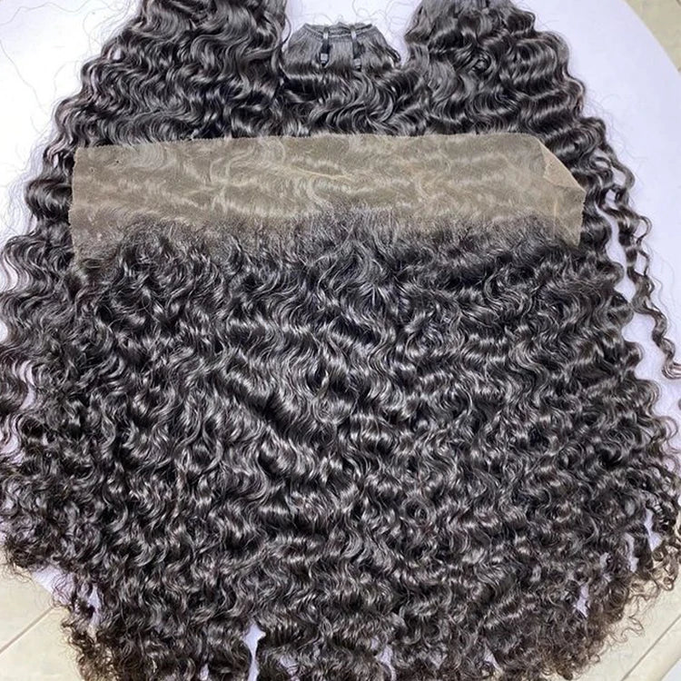 Drop Shipping Cambodian Raw Virgin Cuticle Aligned Human Burmese Curly Hair Vendor
