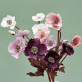 C-APY005 Wholesale High Quality  Artificial Faux Silk Red Poppies Flower Stem for Wedding Home Party Decoration