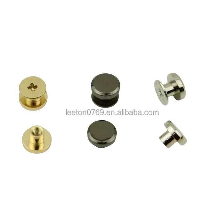 Stock Supply 8mm Small Round Flat Metal Bag Bottom Protector