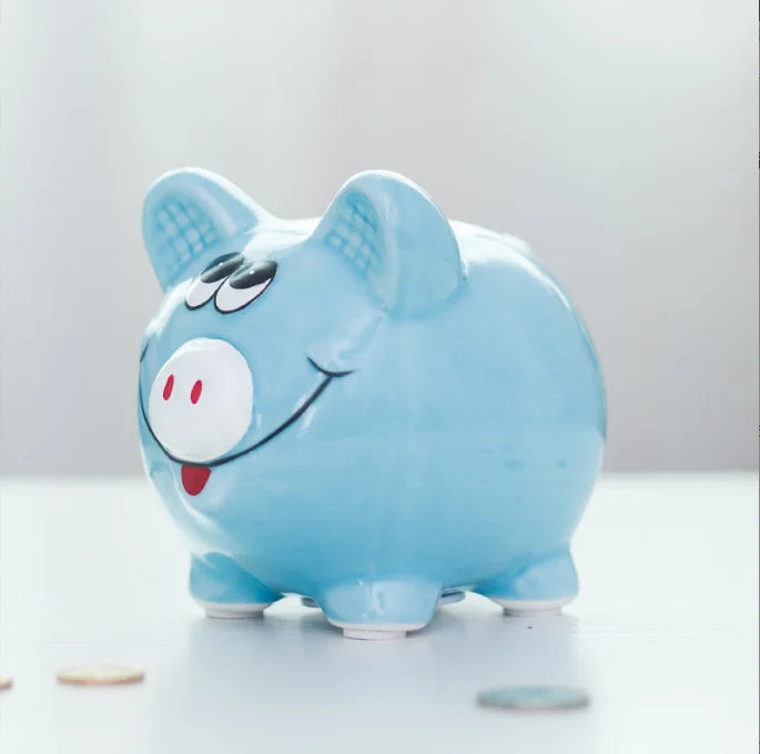Ceramic Piggy Bank Creative Piggy Bank Birthday Gift Shop Living Room Study Shelves Ornaments Piggy Bank