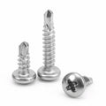M3.5 M3.9 M4.2 M4.8 M5.5 DIN7504N Stainless Steel 410 Phillips Pan Head Self Tapping Drilling Sheet Metal Screws