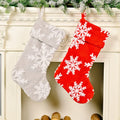 Factory Price Christmas Stocking Sack Xmas Gift Candy Bag Noel Christmas Decorations for Home Sock Christmas Tree Decor