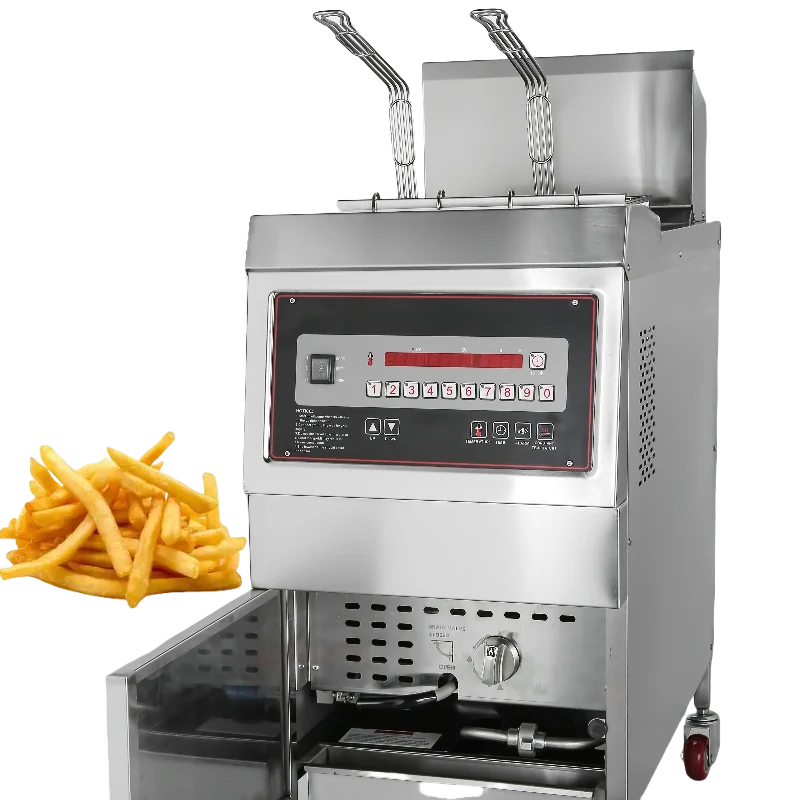 Good Quality Pressure Fryer with Oil Filter Commercial KFC French Fries Machine Open Fryer