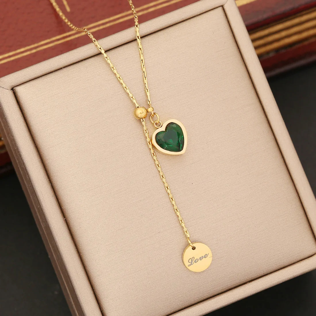 New Design Stainless Steel Enamel Fashion Pearl Flower Heart Butterfly Jewelry Charms Choker Adjustable Necklace Women N1155