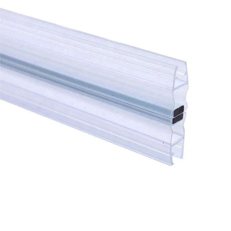 Wholesale Price 180 Degree White Magnet Sealing Strip Magnet Material Plastic Seal Strips Plastic Profile