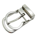 35mm Customized Western Style Belt Buckles Zinc Alloy Printed Logo Double D-Shape Clip Pin Buckle Factory-Designed for Oval