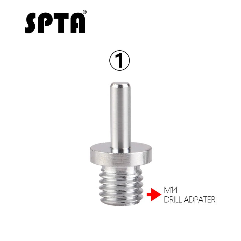 SPTA Drill Adapter Connector for Polishing Pad & Hook Loop Backing Plate & Polisher 5/8" -11 / M14 / M16