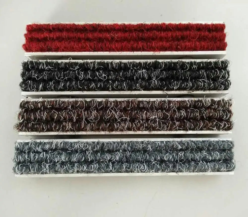Wholesale Aluminium Alloy Hotel Floor Mats Commercial Entrance Mats Outdoor Mats in Red Grey Brown and Grey