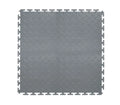 Eco-friendly 5mm Thick PVC Interlocking Tiles Anti-Slip Indoor Garage Plastic Floor Mat Easy Glue Installation Schools Vinyl