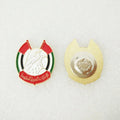 Hot UAE's 54 Flag National Day Collectible Collection Gift Metal Stamped Magnetic AE Flag UAE Falcon Eagle Chest Pin Badge