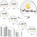 6x6cm 1mm Thickness Party Birthday Supplier Transparent Blank Round Acrylic Table Number DIY Acrylic Wedding Seating Cards