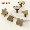 JAYA Creative Personalized French Retro Cabinet Shoe Drawer Handles Solid Brass Wall Cabinet Drawer Handles