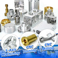 Oem Stainless Steel Metal Aluminum Parts Cnc Machining Prototype Milled Turned Part Cnc Machined Service