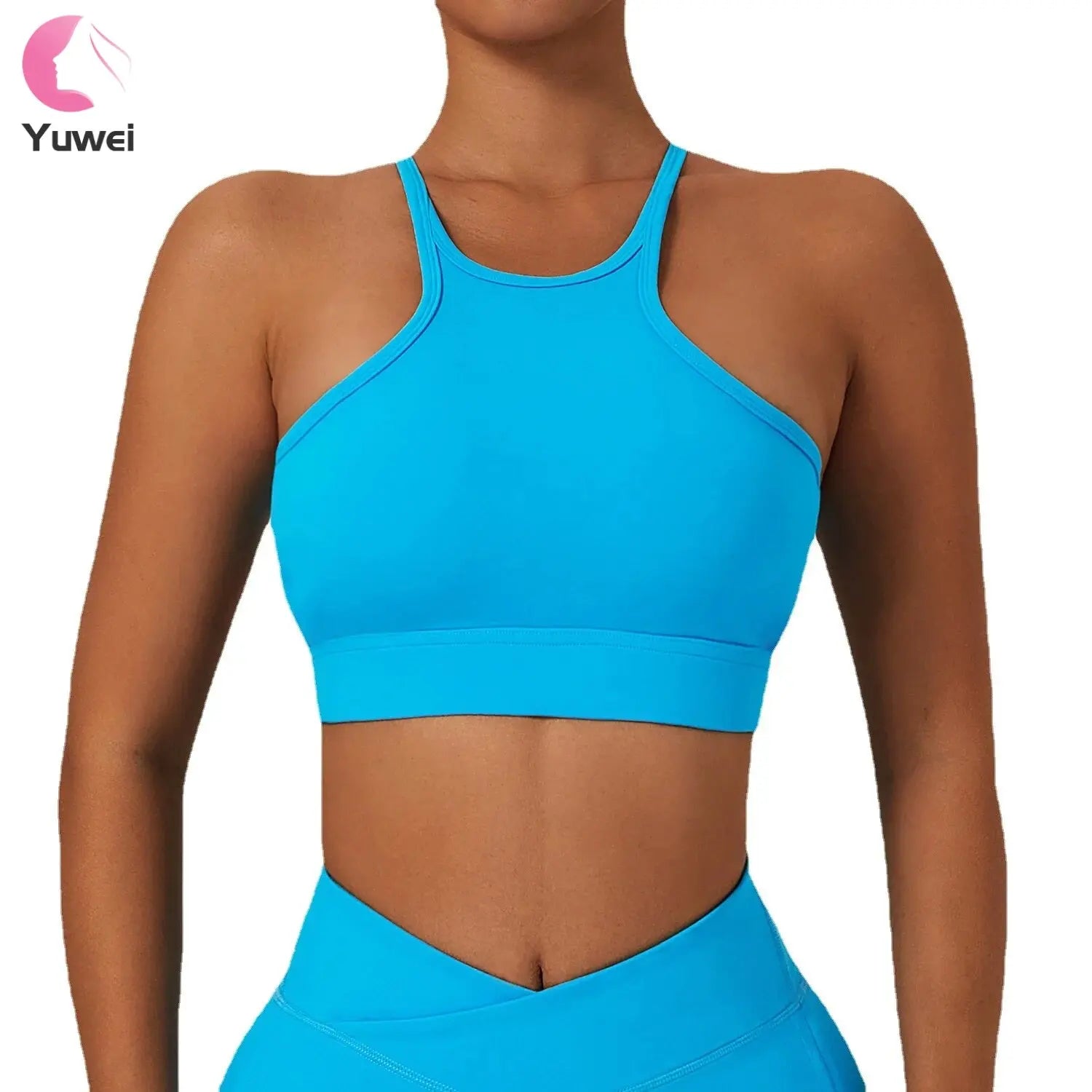 Women's Medium Support Sports Bras for Gym Yoga Running Workouts Crop Tops with Removable Cups