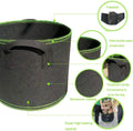 Wholesale Cheap 1 2 3 5 7 10 100 Gallon Biodegradable Non-Woven Felt Fabric Smart Air Pots Vegetable Garden Plant Grow Bags