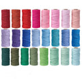 100m Macrame Rope 3mm 4mm Cotton 1 Ply Macrame Cord Rope for Bag Tapestry