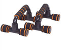 GECKO MASTER XT-JP-R01A Multifunctional Plastic & Foam Push-Up Bar Set for Strength Training-Sporty Design Green Color