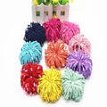 Women's Fashion Elastic Hair Band Set 100 Pcs Candy Color Hair Tie & Ponytail Holders Sweet Style Hair Accessories