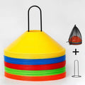 Outdoor Sports 50 Soccer Cones Agility Training Disc Come With Carry Bag And Holder Football Basketball Sports Field Cone set
