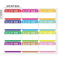 Wholesale Adhesive Name Tag Label Stickers Sheets Hello My Name Is Sticker Self-Adhesive Vinyl Name Tag Identification Sticker