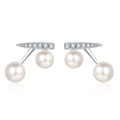 Sweet Fruit Cherry Earrings 925 Sterling Silver D Color Moissanite Freshwater Pearl Earrings for Women Girls