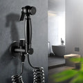 Homedec HD-B013-2 Hot Sale Stainless Steel Black Contemporary Cleaning Shower Head Handheld Bidet Sprayer Wall-Mounted 3-Year
