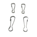 Factory Bulk Sale Stainless Steel Clasp Clip Spring Hooks Silver Finish Custom OEM for Key Ring Mining Heavy Industry Use