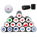 Factory Custom Logo Golf Ball Stamp Fast Dry Marker Neoprene Sport Style Divot Tool with PU Plastic Golf Ball Stamping Seal